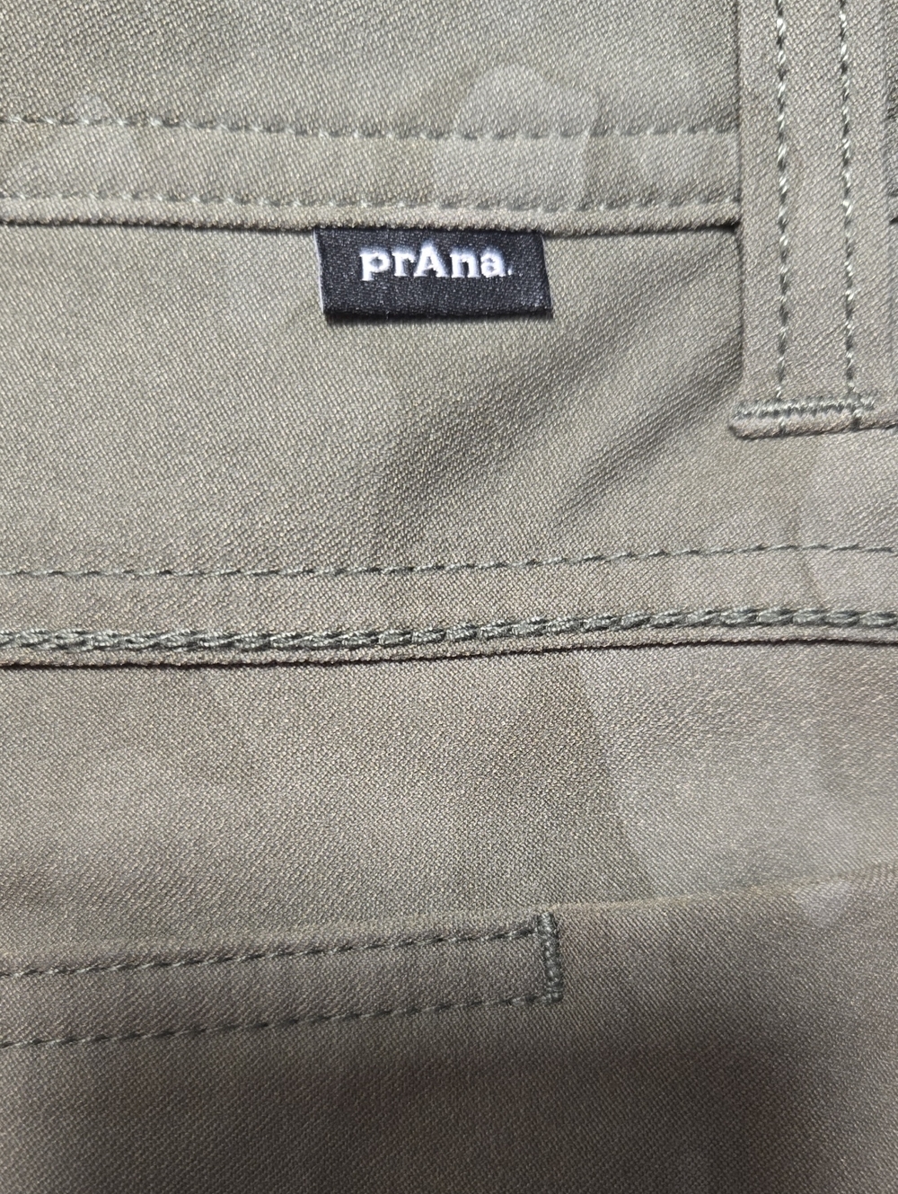 Prana Halle II Sage Camo Shorts - 4 - Picture 5 of 6